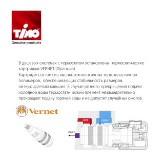 Душевая система Timo Petruma SX-5059/03SM с термостатом чёрный