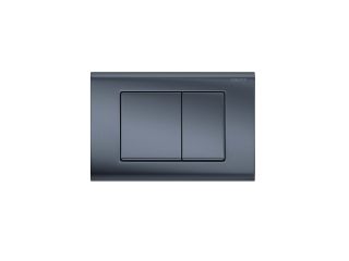 Клавиша смыва Aquatek KDI-0000033 оружейная сталь матовая