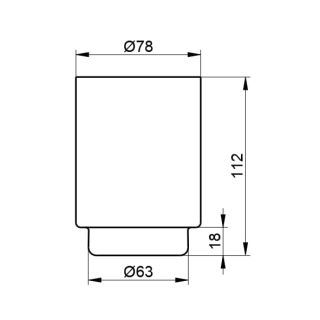 Стакан KEUCO EDITION  19050009000 хрустальный
