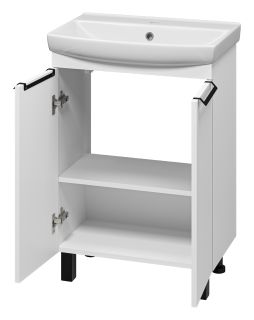 Напольная тумба под раковину Misty Клермонт 60см белый