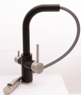 Смеситель для кухни Florentina Кристалл с подключением под фильтр шампань