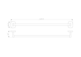 Вешалка для полотенец Wonzon & Woghand Porto WW-1002 хром