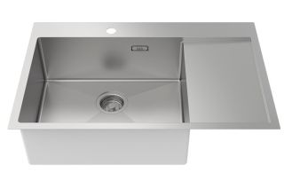 Кухонная мойка IDDIS Haze HAZ78SLi77 левая 78см сталь