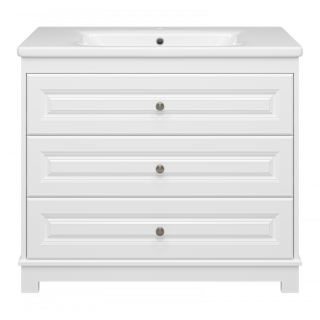 Напольная тумба под раковину Misty Ларго 100 см П-Лар-07100-01-3Я белый