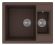 Кухонная мойка Florentina Липси 620К мокко