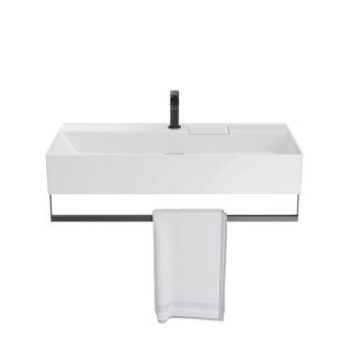 Полотенцедержатель Kerama Marazzi Logica LO.trl.90\BLK.M 90 см с крепежом чёрный матовый