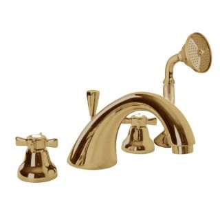 Смеситель на борт ванны CEZARES  с ручным выдвижным душем LORD-BVD-02-M