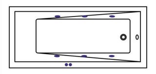 Гидромассажная ванна Whitecross Wave 0101.160080.100.SOFT.GL 160x80см Soft золото