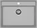 Мойка кухонная GranFest LEVEL LV-660 серый
