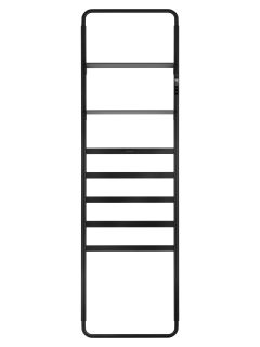 Полотенцесушитель электрический Wonzon & Woghand D?sseldorf WW-A205-MB 47x162 см чёрный матовый