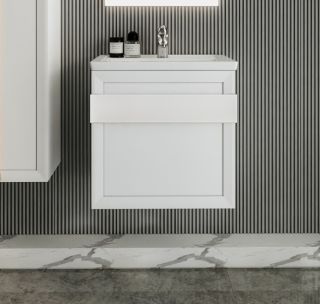 Тумба под раковину Бриклаер Берлин 4627125416064 60 см белый