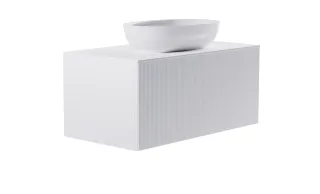 Тумба с раковиной Astra-Form М-40 4631177714870 90 см белый матовый