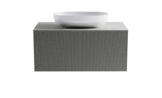 Тумба с раковиной Astra-Form М-40 4631177714887 100 см серый матовый