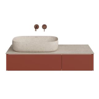 Тумба под раковину Kerama Marazzi Magica MA.120.2\VR.M 120 см венецианский красный матовый