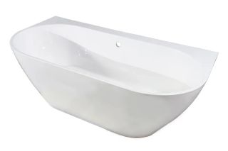 Ванна из литьевого мрамора Эстет Miami silk ФР-00014539 170x85см белый матовый