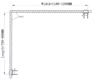 Душевой уголок Cerutti SPA MARBELLA120-L 120x80см хром