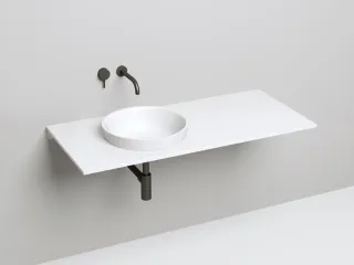 Полувстраиваемая раковина Salini Marea 03 S-Stone 1802203MRH 42см RAL снаружи