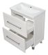 Напольная тумба под раковину Misty Марта 70см белый