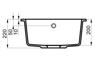 Мойка для кухни Milacio Navarra 78 Cuarzo MC.77054 бежевый