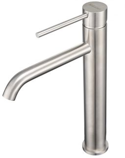 Высокий смеситель для раковины Milacio Ultra MCU.551.SS нержавеющая сталь