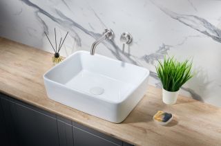 Встраиваемый смеситель для раковины Milacio Ultra MCU.552.SS нержавеющая сталь