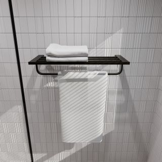 Полка для полотенец Milacio Ultra MCU.955.MB чёрный матовый