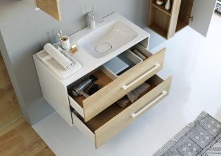 Тумба под раковину Aqwella Майами 90 Mai.01.09/R