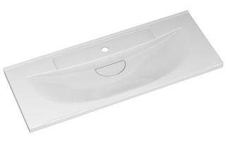 Напольная тумба под раковину Misty Лейла 100см белый