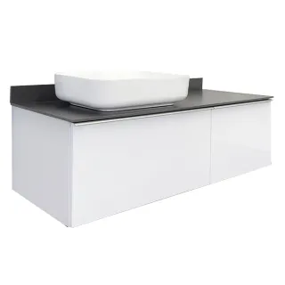 Тумба с раковиной Comforty Милан 00-00014006 120 см белый