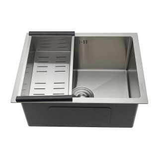 Мойка для кухни с коландером Gappo GS5040 сатин