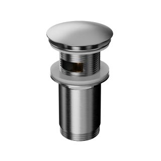 Донный клапан для раковины WHITECROSS A706NIB клик-клак брашированный никель