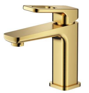 Смеситель для раковины Raglo R51.10.03 золотой сатин