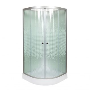 Душевая кабина Deto L 901 N с гидромассажем 100х100х200 см