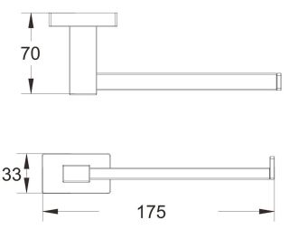 Держатель для туалетной бумаги Shevanik SG5615C белый
