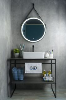 Раковина Gid N9103 51120 накладная белая 48x37x13