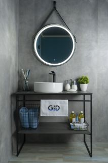 Раковина Gid N9424 51179 накладная белая 40x40x12