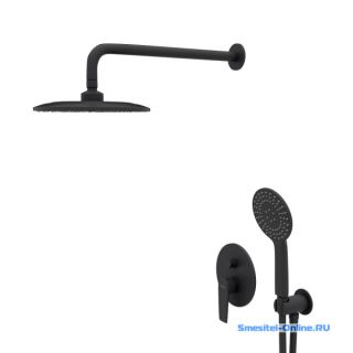 Душевая система Cezares NAUTIC-DSIP-NOP черный матовый