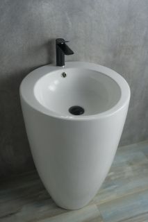 Раковина Gid Nb133 81106 накладная белая 49x49x82