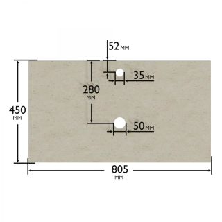 Столешница Санта 900150 80 см лейси