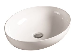 Раковина накладная SantiLine SL-1020 52см белый