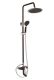 Душевая стойка Shevanik S9836H чёрный/хром