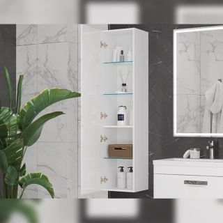 Пенал (35см) Velvex Estea pp.EST.35, белый матовый