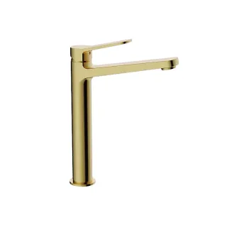 Смеситель для раковины Frap F1061-23 золотой сатин