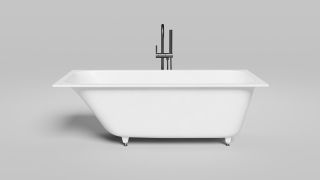 Ванна из искусственного камня Salini Orlanda Kit S-Stone 102122M 180x80см белый матовый