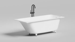 Ванна из искусственного камня Salini Orlanda S-Sense 102012G 180x80см белый глянцевый