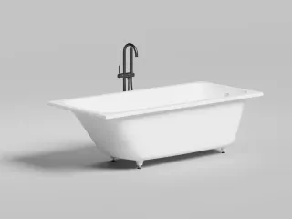 Ванна из искусственного камня Salini Orlanda S-Stone 102026MRH 170x80см RAL снаружи