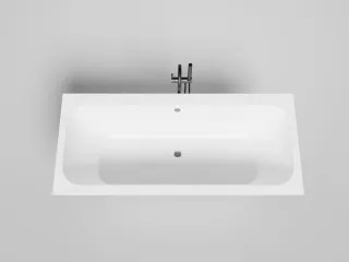 Ванна из искусственного камня Salini Orlanda Axis S-Sense 103212G 180x80см белый глянцевый