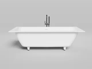 Ванна из искусственного камня Salini Orlanda Axis Kit S-Sense 103311GRF 190x80см RAL полностью