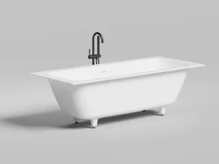 Ванна из искусственного камня Salini Orlanda Axis Kit S-Stone 103321MRF 190x80см RAL полностью