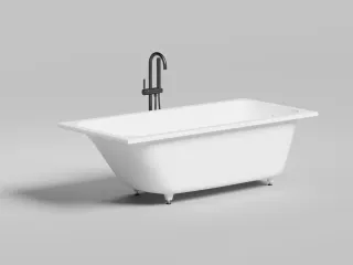 Ванна из искусственного камня Salini Orlanda Kit S-Sense 102116GRF 170x80см RAL полностью